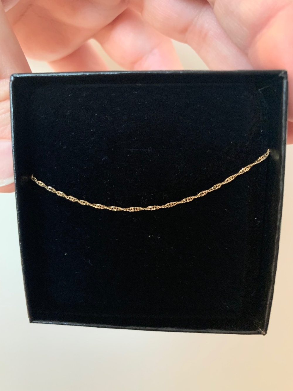 Catbird NYC 14k sweet nothing anklet size size 9-10.5”